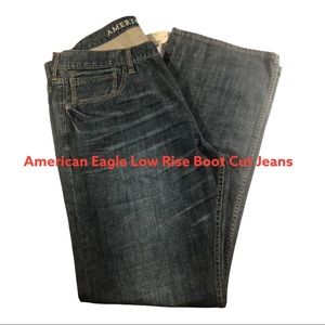 BRAND NEW AMERICAN EAGLE 🦅 OUTFITTERS LOW RISE BOOT CUT JEANS SIZE 38/32